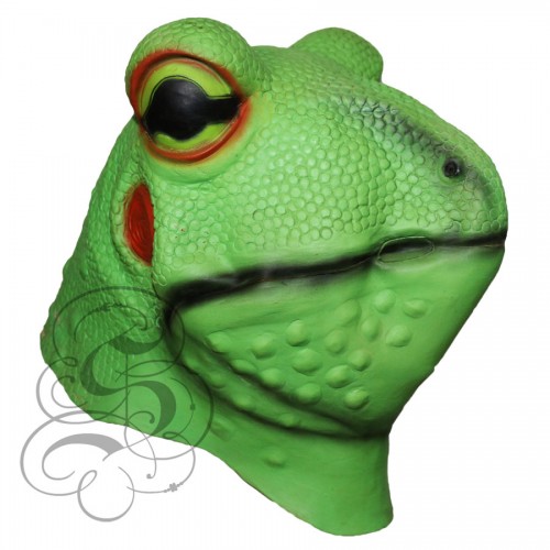 Latex Frog Mask Animal Overhead Party Mask